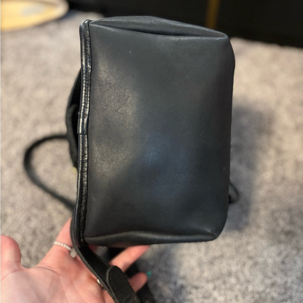 Coach vintage Day Pack in Black glovetanned leather- (USA) - Picture 15 of 16